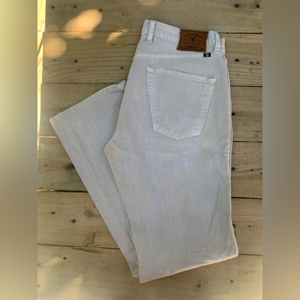 Lucky Brand Khaki Denim Straight Jeans